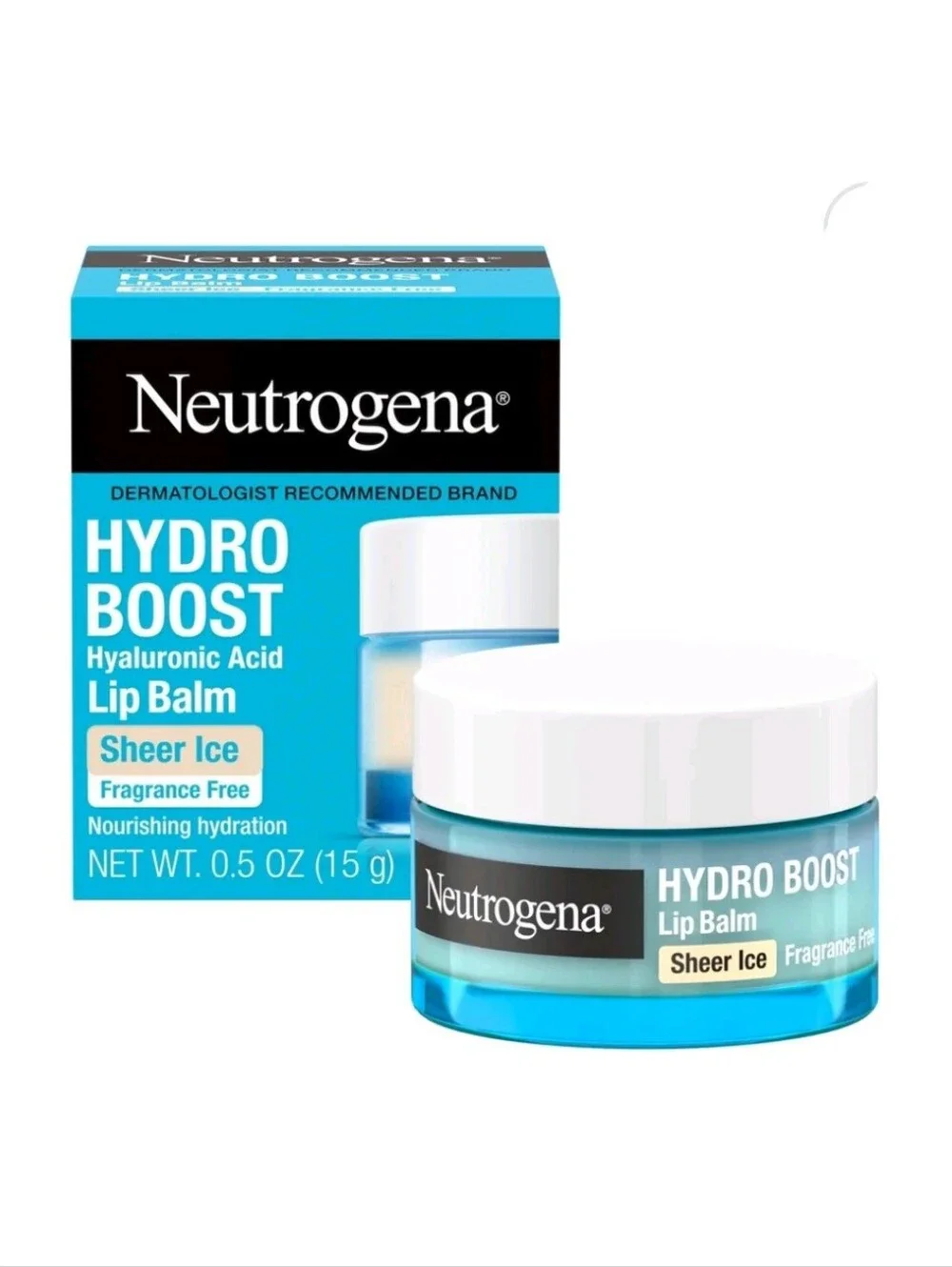 🐢2/$15 Neutrogena Hydro Boost Hyaluronic Acid Lip Balm Sheer Ice